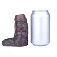 4.05in 4.8in 5.39in Platinum Silicone Penis Dildo Sleeve Male Wearable Penis