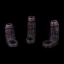 4.05in 4.8in 5.39in Platinum Silicone Penis Dildo Sleeve Male Wearable Penis