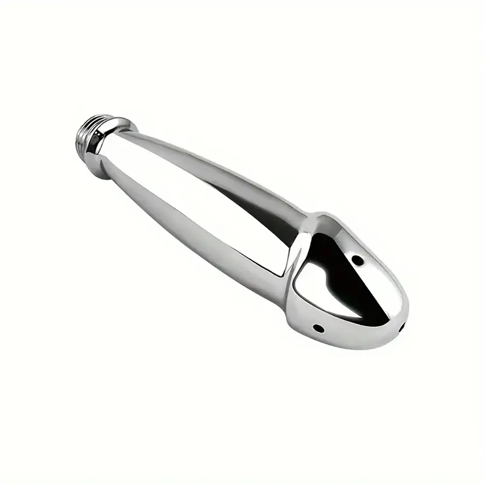 4.05in 4.92in Metal Enema Shower Dildo For Anal Vaginal Cleaner Sex Toy