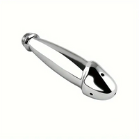 4.05in 4.92in Metal Enema Shower Dildo For Anal Vaginal Cleaner Sex Toy