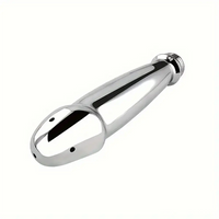 4.05in 4.92in Metal Enema Shower Dildo For Anal Vaginal Cleaner Sex Toy