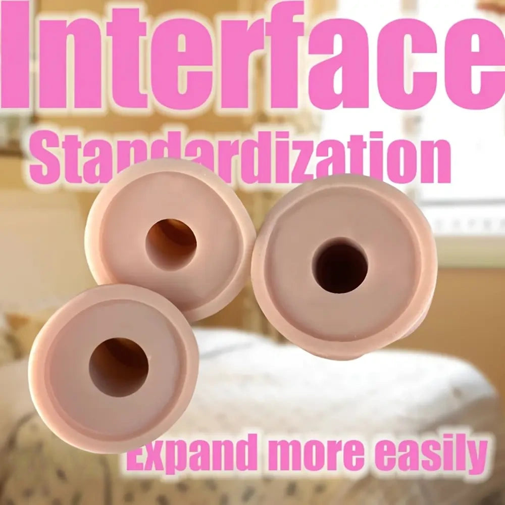 4.06in 4.72in 7.09in Removable Triple Ended Liquid Silicone Strap on Dildo