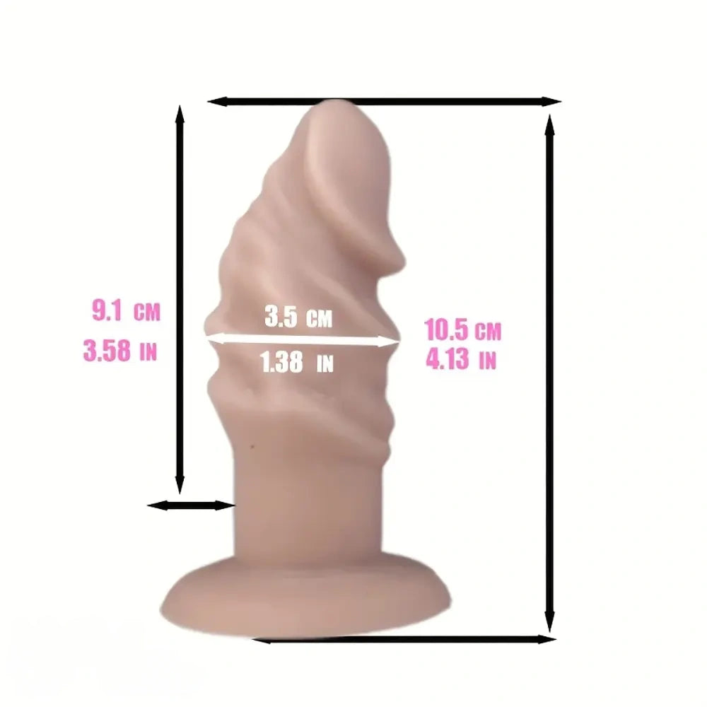 4.06in 4.72in 7.09in Removable Triple Ended Liquid Silicone Strap on Dildo
