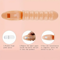 4.06in Vibrating Middle Dildo For Anal Prostate G Spot Vibrator