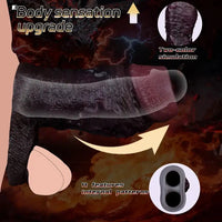 4.09in 4.64in 5.51in Lifelike Cock Soft Silicone Flexible Dildo Sleeve