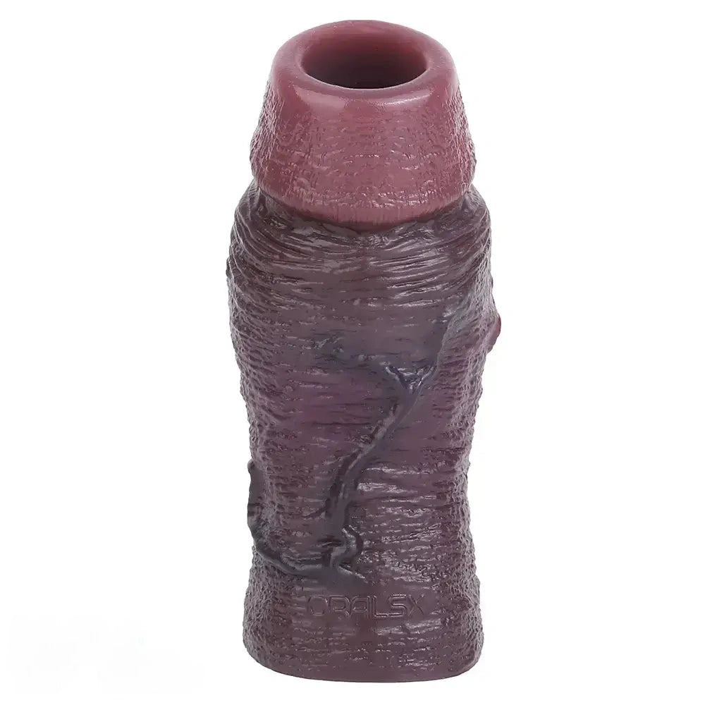 4.09in 4.64in 5.51in Lifelike Cock Soft Silicone Flexible Dildo Sleeve