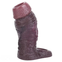 4.09in 4.64in 5.51in Lifelike Cock Soft Silicone Flexible Dildo Sleeve