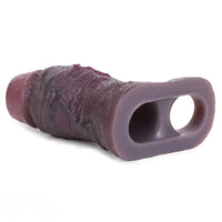 4.09in 4.64in 5.51in Lifelike Cock Soft Silicone Flexible Dildo Sleeve