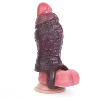 4.09in 4.64in 5.51in Lifelike Cock Soft Silicone Flexible Dildo Sleeve