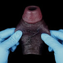 4.09in 4.64in 5.51in Lifelike Cock Soft Silicone Flexible Dildo Sleeve