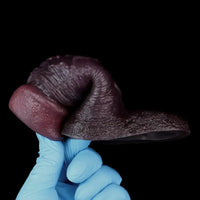 4.09in 4.64in 5.51in Lifelike Cock Soft Silicone Flexible Dildo Sleeve
