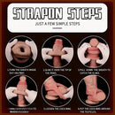 4.09in 4.64in 5.51in Realistic Silicone Sleeve Soft Big Cock Ring Dildo