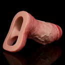 4.09in 4.64in 5.51in Realistic Silicone Sleeve Soft Big Cock Ring Dildo