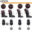 4.13in 4.64in 6.1in 6.69in Hollow Silicone Soft Cock Sleeve Masturbation Aid