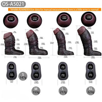 4.13in 4.64in 6.1in 6.69in Hollow Silicone Soft Cock Sleeve Masturbation Aid