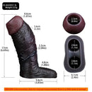 4.13in 4.64in 6.1in 6.69in Hollow Silicone Soft Cock Sleeve Masturbation Aid