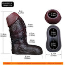 4.13in 4.64in 6.1in 6.69in Hollow Silicone Soft Cock Sleeve Masturbation Aid