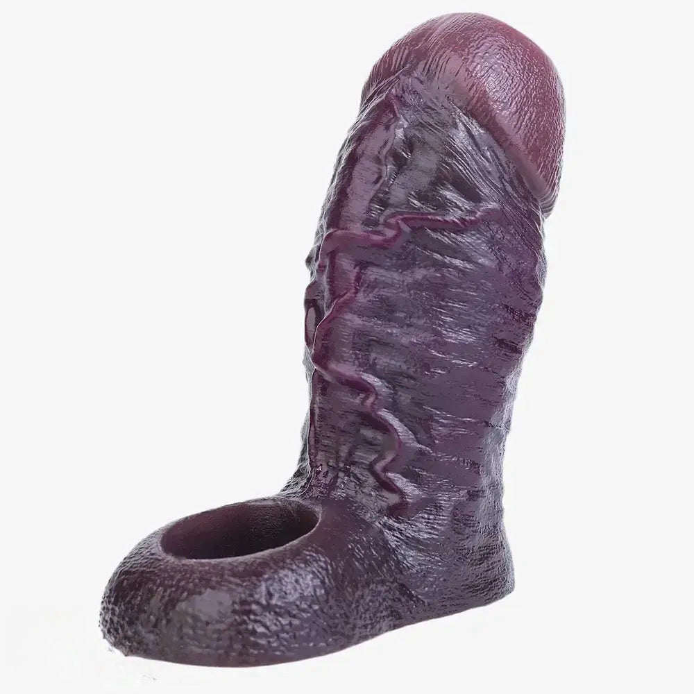 4.13in 4.64in 6.1in 6.69in Hollow Silicone Soft Cock Sleeve Masturbation Aid
