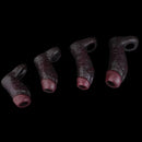 4.13in 4.64in 6.1in 6.69in Hollow Silicone Soft Cock Sleeve Masturbation Aid