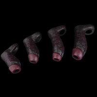 4.13in 4.64in 6.1in 6.69in Hollow Silicone Soft Cock Sleeve Masturbation Aid