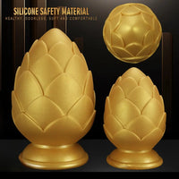 4.13in 4.72in 5.31in Flower Small Thick Butt Plug Dildo For Hands-Free Play