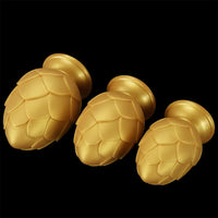 4.13in 4.72in 5.31in Flower Small Thick Butt Plug Dildo For Hands-Free Play