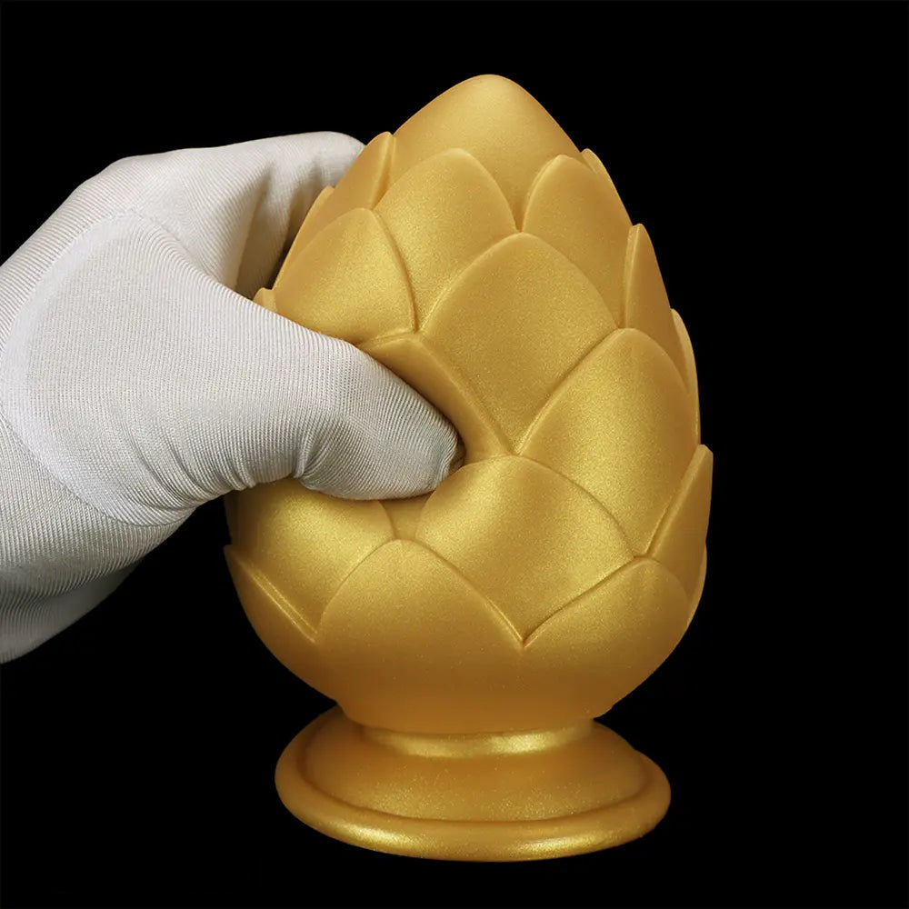 4.13in 4.72in 5.31in Flower Small Thick Butt Plug Dildo For Hands-Free Play