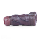 4.13in 4.8in 6.42in Real Skin Platinum Silicone Dildo Sleeve With Testicle Ring