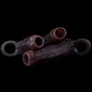 4.13in 4.8in 6.42in Real Skin Platinum Silicone Dildo Sleeve With Testicle Ring
