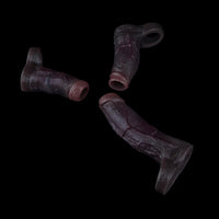 4.13in 4.8in 6.42in Real Skin Platinum Silicone Dildo Sleeve With Testicle Ring