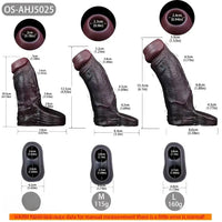 4.13in 4.92in 6.1in Real Skin-Friendly Stretchable Hollow Dildo Sleeve