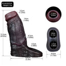 4.13in 4.92in 6.1in Real Skin-Friendly Stretchable Hollow Dildo Sleeve
