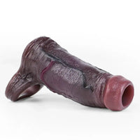 4.13in 4.92in 6.1in Real Skin-Friendly Stretchable Hollow Dildo Sleeve
