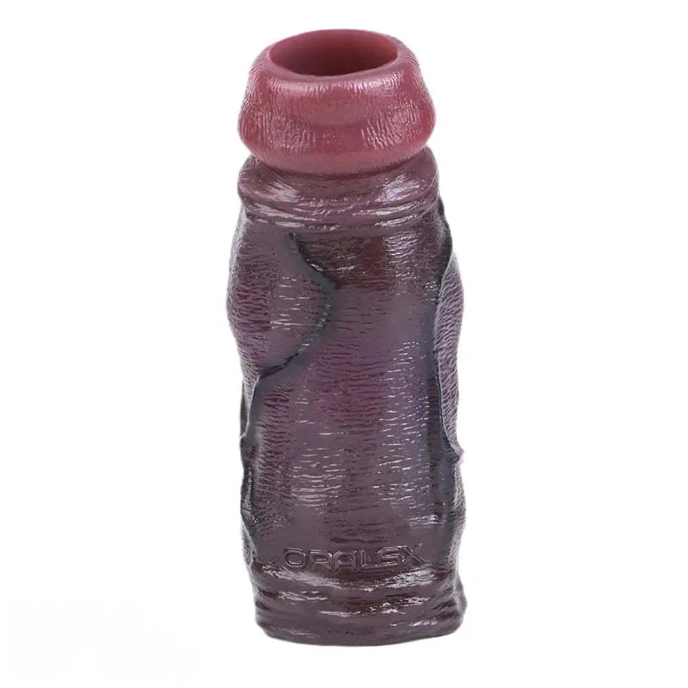 4.13in 4.92in 6.1in Real Skin-Friendly Stretchable Hollow Dildo Sleeve