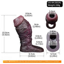 4.13in 4.96in 5.91in 6.53in Real Flexible Realistic Texture Dildo Sleeve