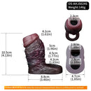 4.13in 4.96in 5.91in 6.53in Real Flexible Realistic Texture Dildo Sleeve