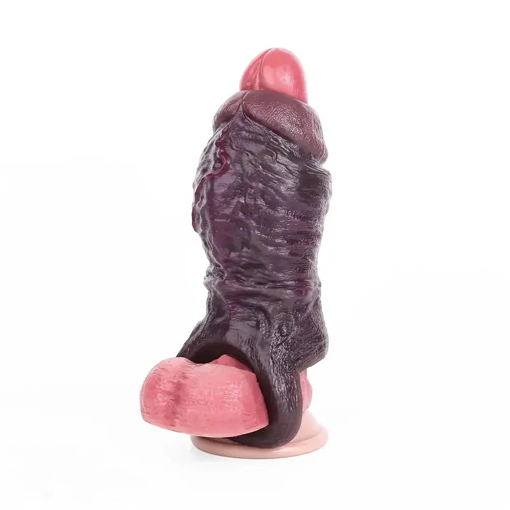 4.13in 4.96in 5.91in 6.53in Real Flexible Realistic Texture Dildo Sleeve