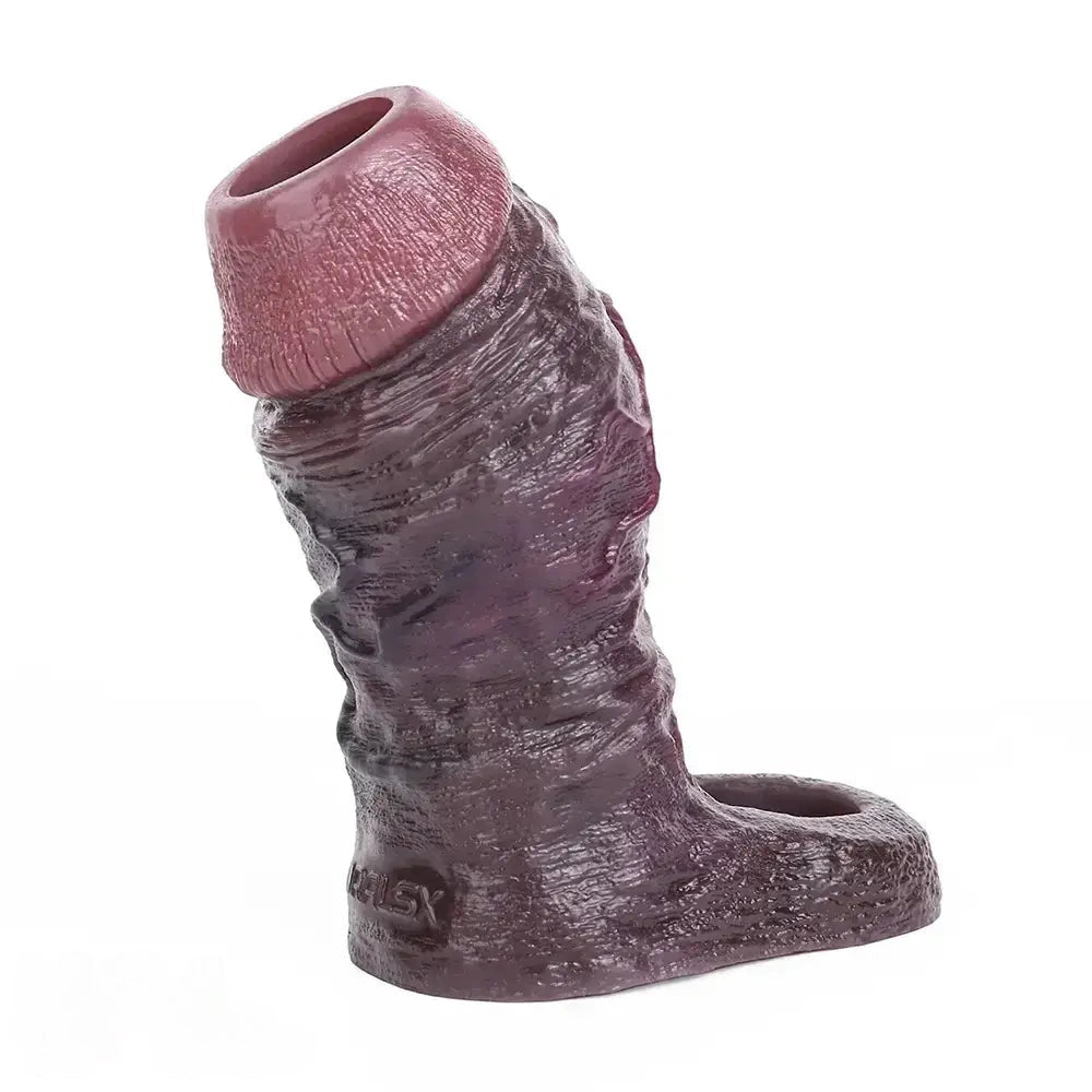 4.13in 4.96in 5.91in 6.53in Real Flexible Realistic Texture Dildo Sleeve
