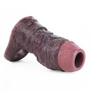 4.13in 4.96in 5.91in 6.53in Real Flexible Realistic Texture Dildo Sleeve