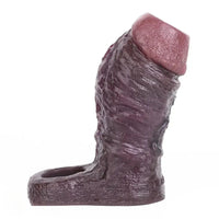 4.13in 4.96in 5.91in 6.53in Real Flexible Realistic Texture Dildo Sleeve