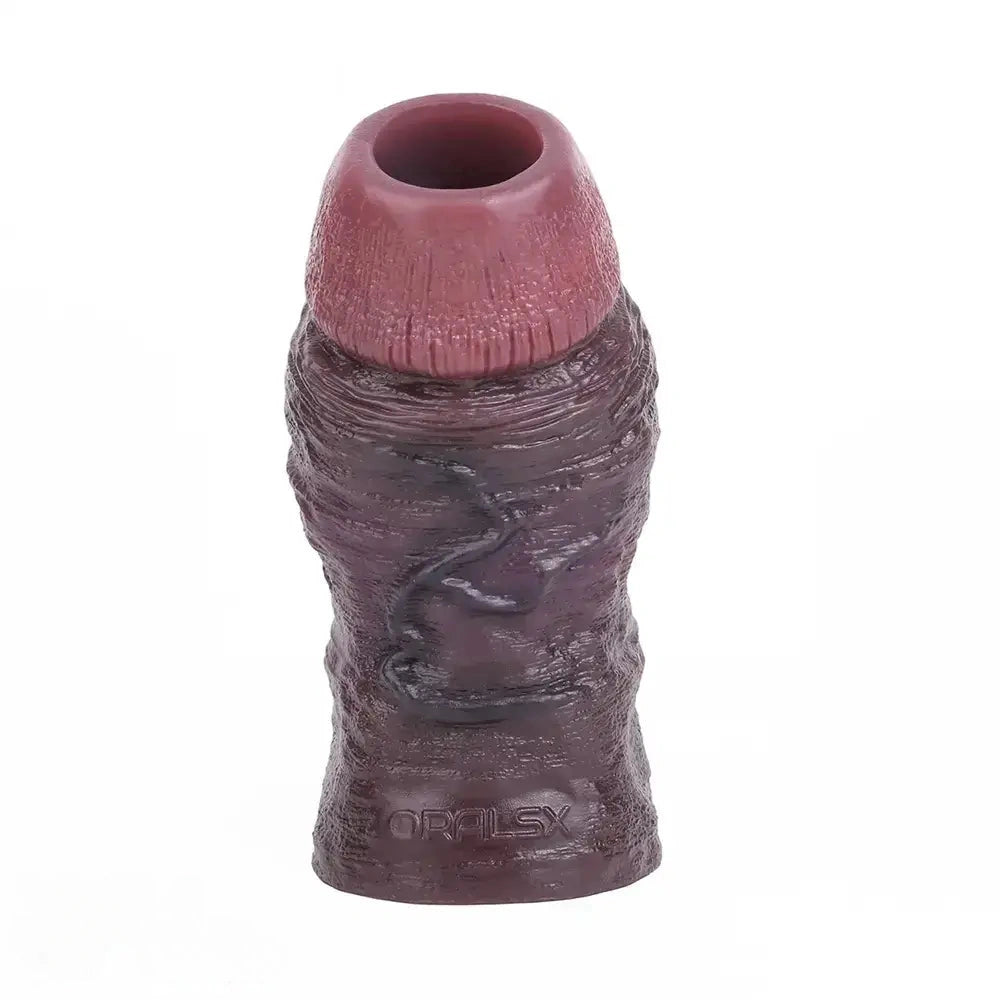 4.13in 4.96in 5.91in 6.53in Real Flexible Realistic Texture Dildo Sleeve
