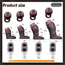 4.13in 4.96in 5.91in 6.53in Real Flexible Realistic Texture Dildo Sleeve