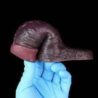 4.13in 4.96in 5.91in 6.53in Real Flexible Realistic Texture Dildo Sleeve