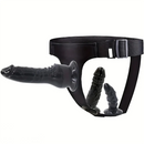 4.13in 5.91in 6.5in Ultra Elastic Dual/Triple Ended Strapon Harness Belt Soft Dildo
