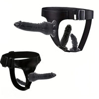 4.13in 5.91in 6.5in Ultra Elastic Dual/Triple Ended Strapon Harness Belt Soft Dildo