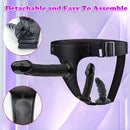 4.13in 5.9in 7.1in Three Detachable Realistic Strap on Dildos with Harness Belt
