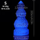 4.13in 6.1in 8.07in 11.43in Fantasy Silicone Soft Butt Plug Dildo