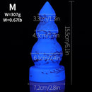 4.13in 6.1in 8.07in 11.43in Fantasy Silicone Soft Butt Plug Dildo