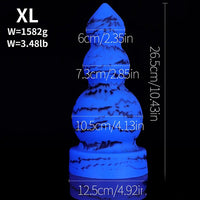 4.13in 6.1in 8.07in 11.43in Fantasy Silicone Soft Butt Plug Dildo