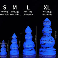 4.13in 6.1in 8.07in 11.43in Fantasy Silicone Soft Butt Plug Dildo